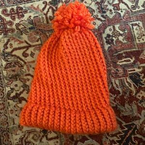 Hunters orange beanie